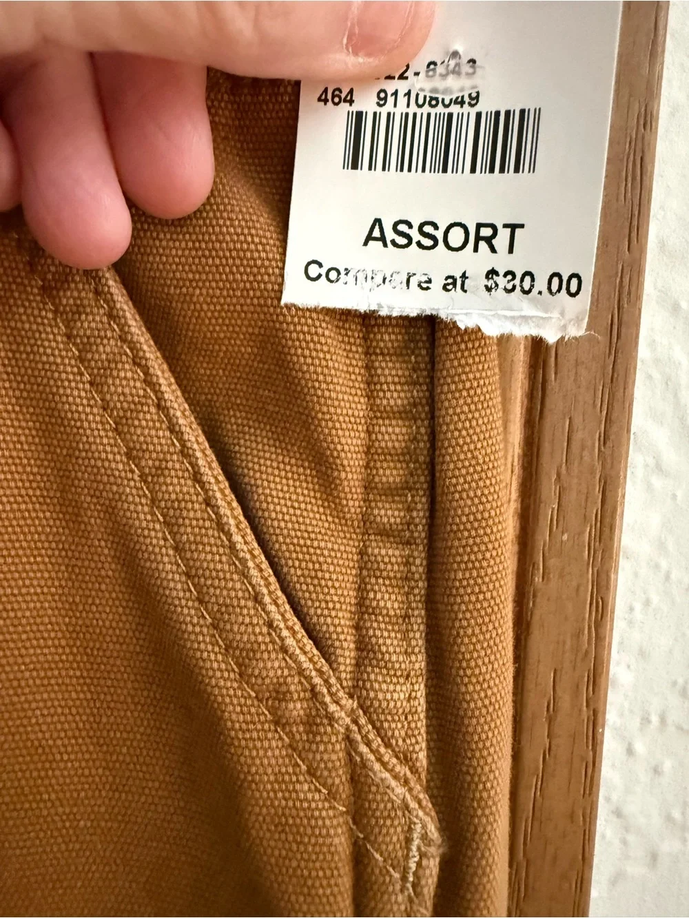 Wrangler Men's Tan Cargo Shorts - Utility Pocket Style